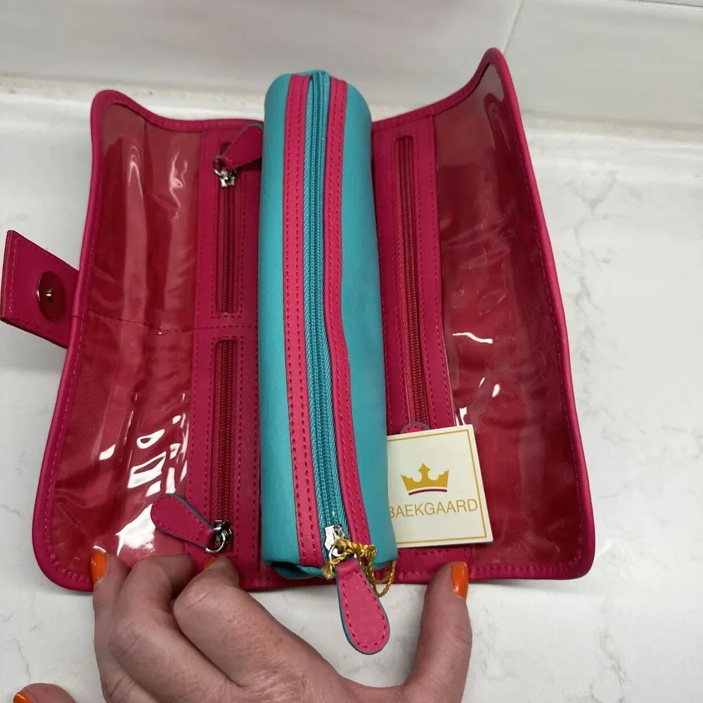 Bath & Body 3 Piece Travel Zip Pouch Bags W/ Jewelry Case Stocking Stuffer Gift